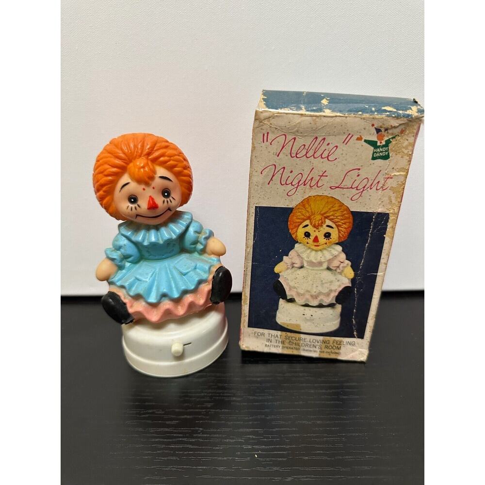 Vintage 1969 Dan-Dee Nellie Night Light Handy Dandy Toy‎ With Box Hong Kong